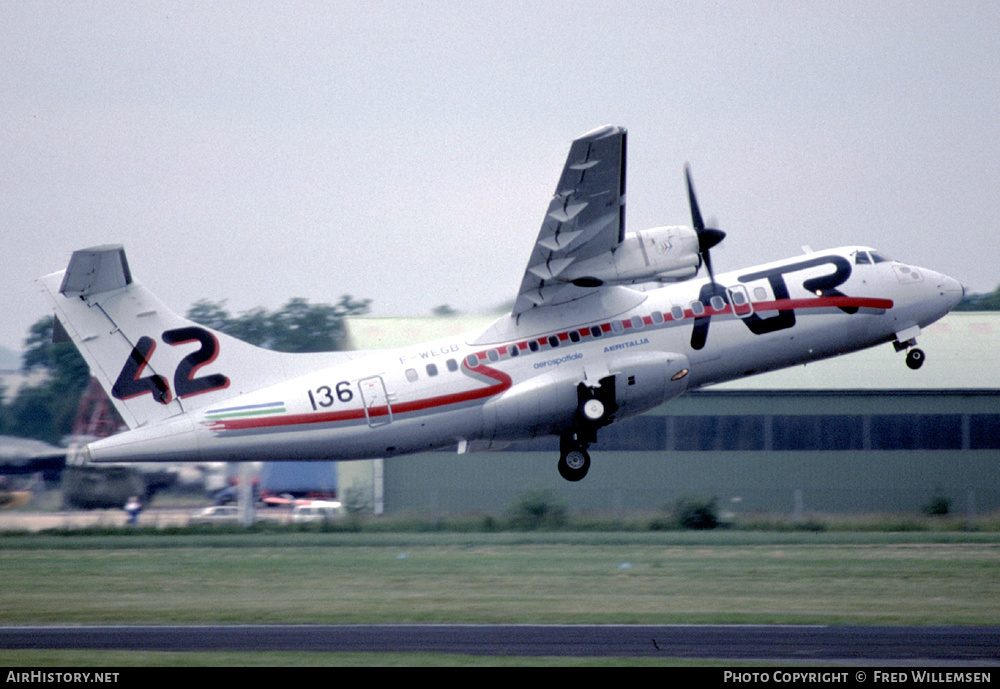 Aircraft Photo of F-WEGB | ATR ATR-42-200 | Aerospatiale Aeritalia | AirHistory.net #374230