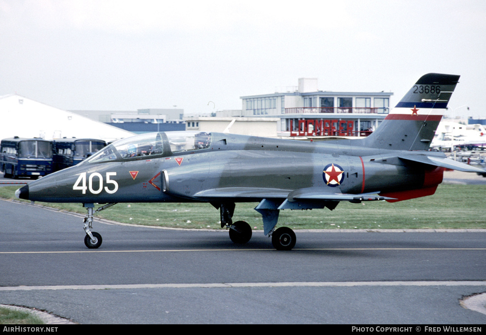 Aircraft Photo of 23686 | Soko G-4 Super Galeb | Yugoslavia - Air Force | AirHistory.net #374251