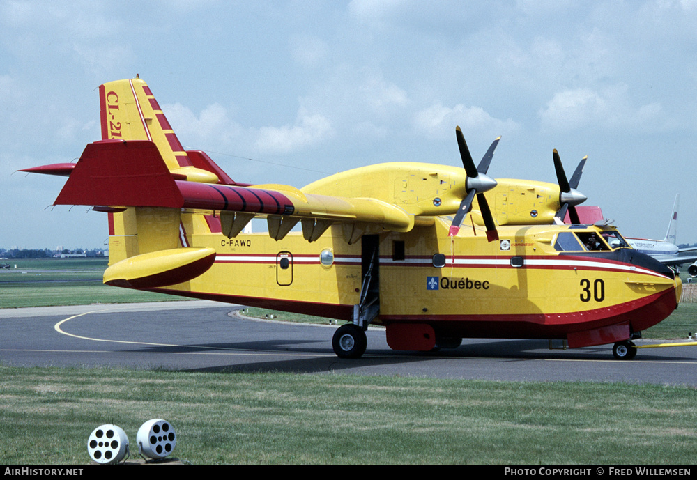 Aircraft Photo of C-FAWQ | Canadair CL-215T (CL-215-6B11) | Gouvernement du Québec | AirHistory.net #374255