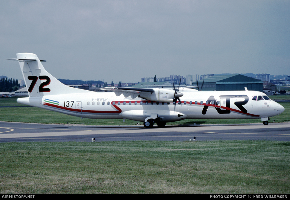 Aircraft Photo of F-WWER | ATR ATR-72-201 | Aerospatiale | AirHistory.net #374265