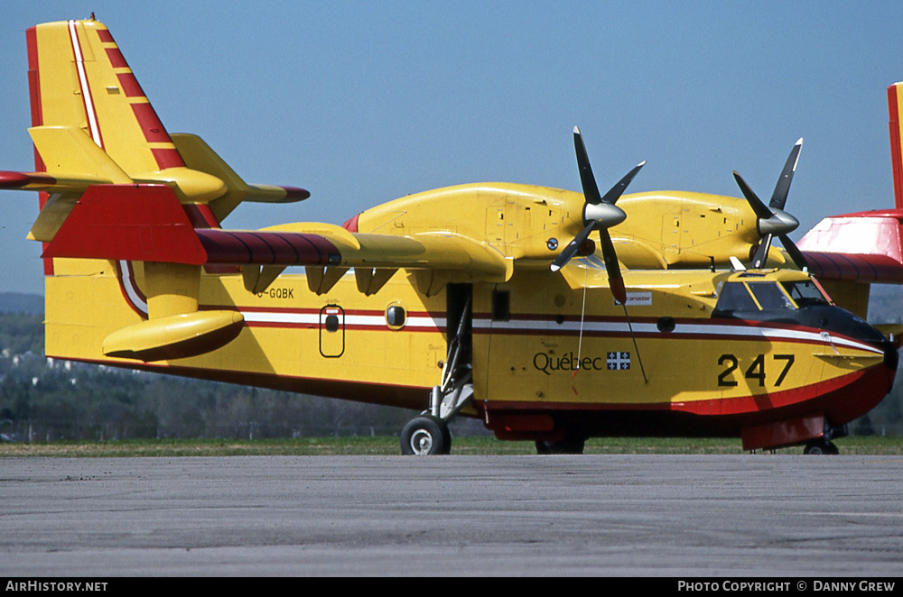 Aircraft Photo of C-GQBK | Canadair CL-415 (CL-215-6B11) | Gouvernement du Québec | AirHistory.net #374275