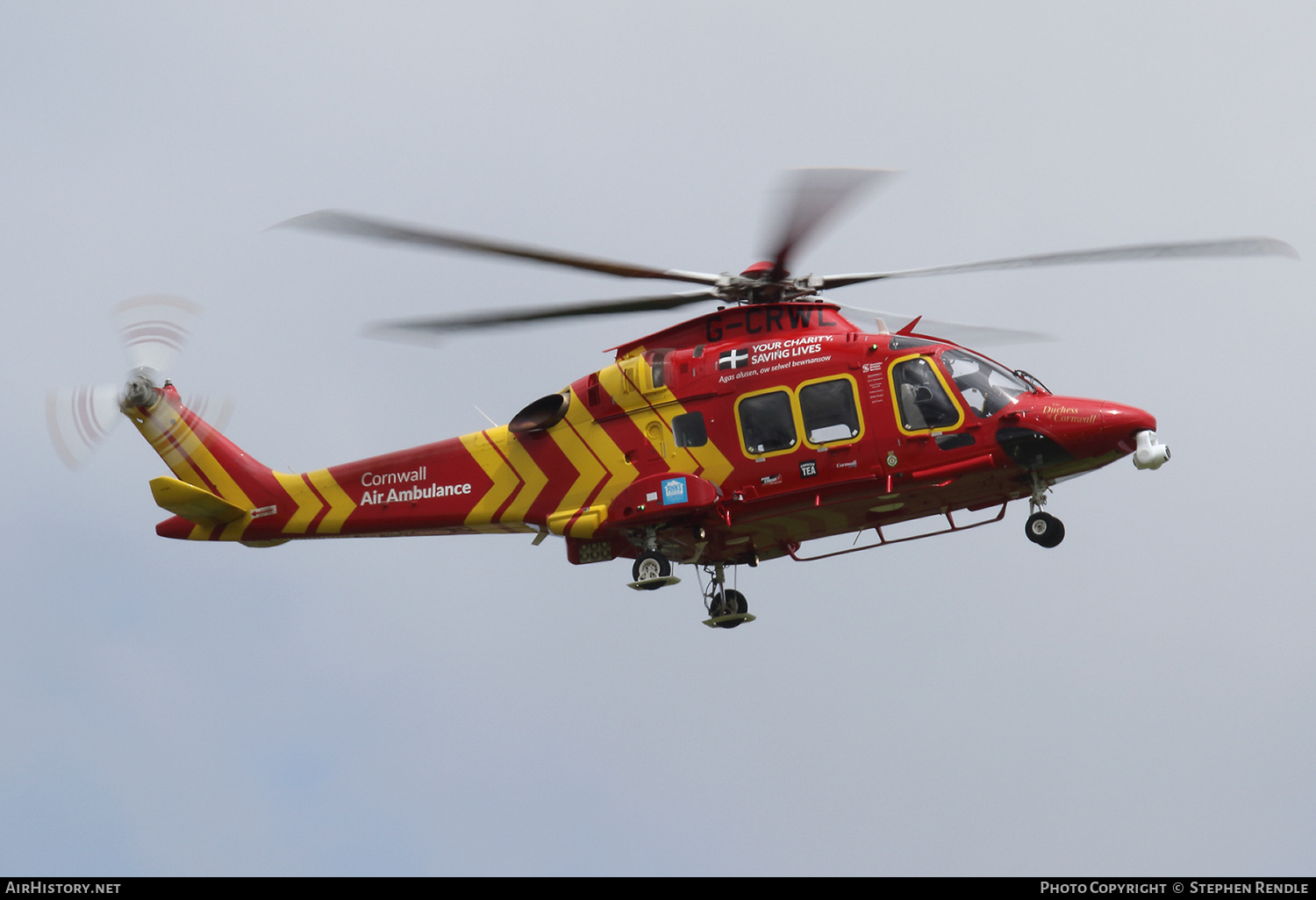 Aircraft Photo of G-CRWL | AgustaWestland AW-169 | Cornwall Air Ambulance | AirHistory.net #374285