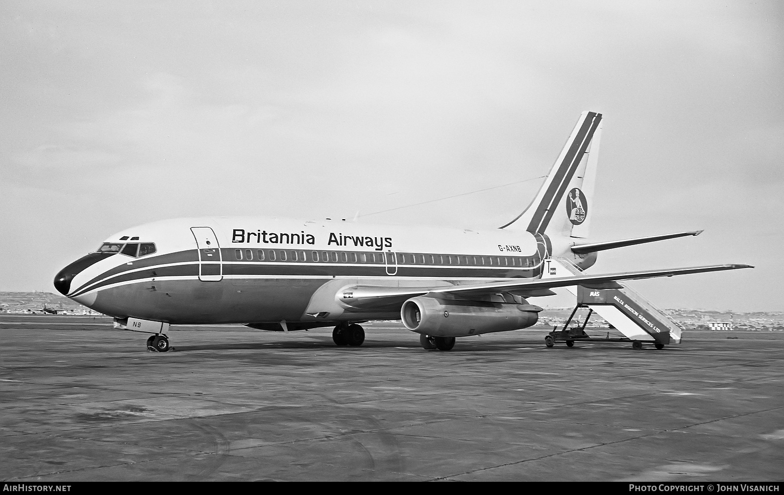 Aircraft Photo of G-AXNB | Boeing 737-204C | Britannia Airways | AirHistory.net #374322