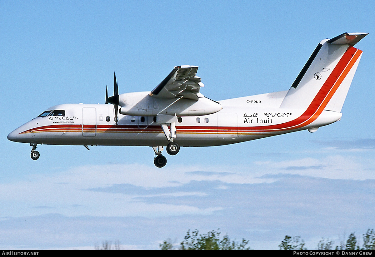 Aircraft Photo of C-FDND | De Havilland Canada DHC-8-102 Dash 8 | Air Inuit | AirHistory.net #374331
