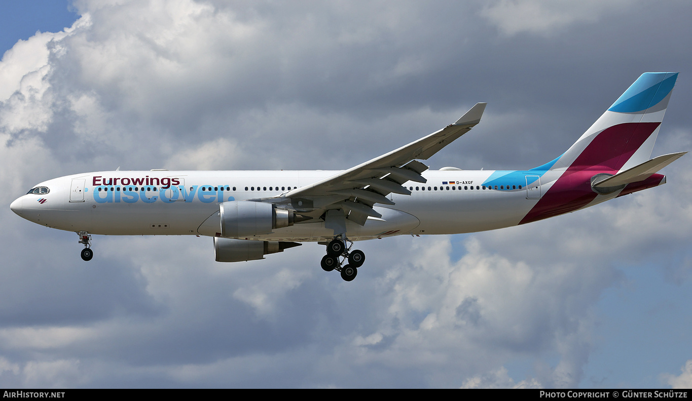 Aircraft Photo of D-AXGF | Airbus A330-203 | Eurowings Discover | AirHistory.net #374365