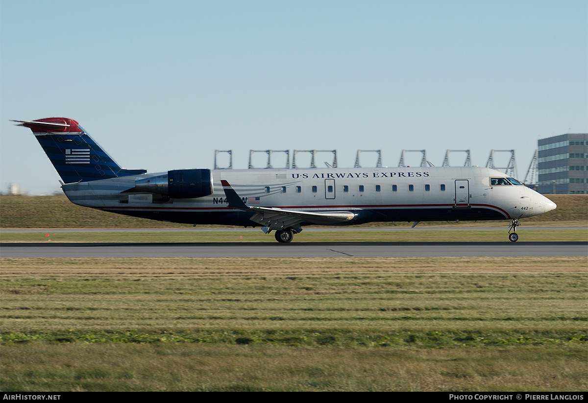 Aircraft Photo of N442AW | Bombardier CRJ-200LR (CL-600-2B19) | US Airways Express | AirHistory.net #374367