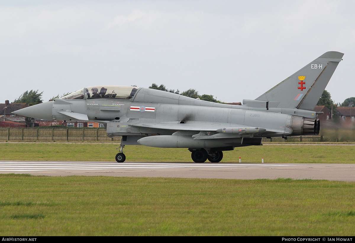 Aircraft Photo of ZJ815 | Eurofighter EF-2000 Typhoon T3 | UK - Air Force | AirHistory.net #374370