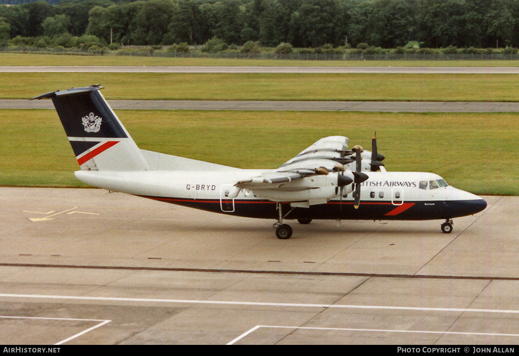 Aircraft Photo of G-BRYD | De Havilland Canada DHC-7-110 Dash 7 | British Airways Express | AirHistory.net #374394