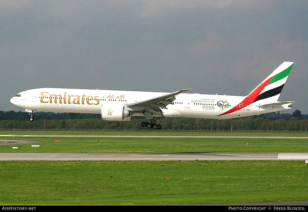 Aircraft Photo of A6-EBN | Boeing 777-36N/ER | Emirates | AirHistory.net #374398