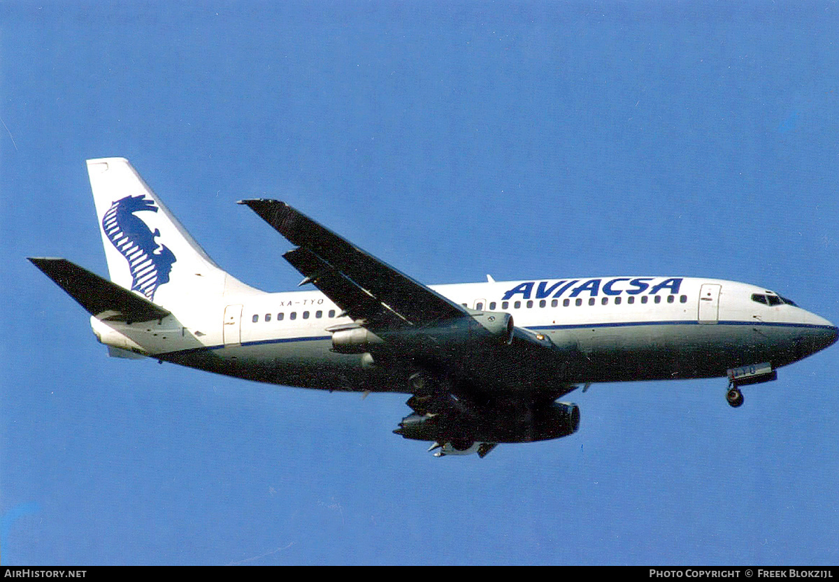 Aircraft Photo of XA-TYO | Boeing 737-201 | Aviacsa - Aviación de Chiapas | AirHistory.net #374412