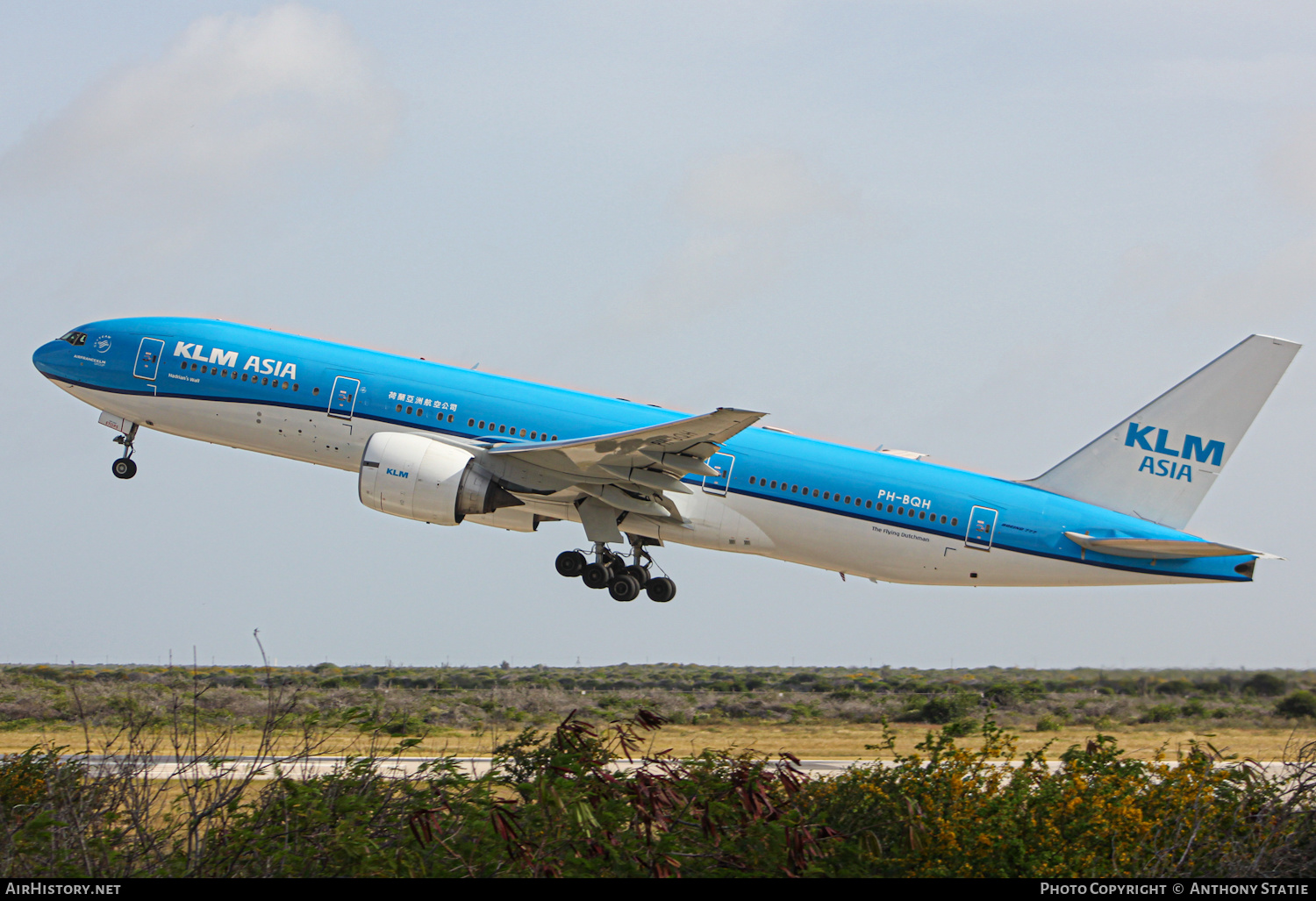 Aircraft Photo of PH-BQH | Boeing 777-206/ER | KLM Asia | AirHistory.net #374462