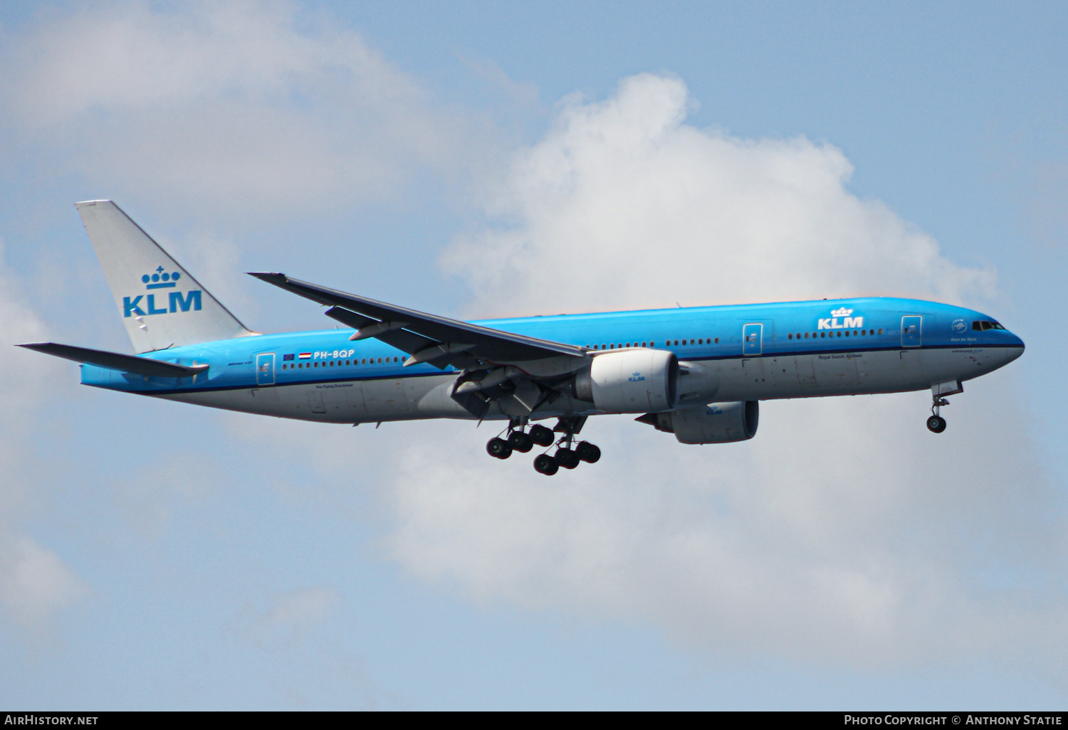 Aircraft Photo of PH-BQP | Boeing 777-206/ER | KLM - Royal Dutch Airlines | AirHistory.net #374464