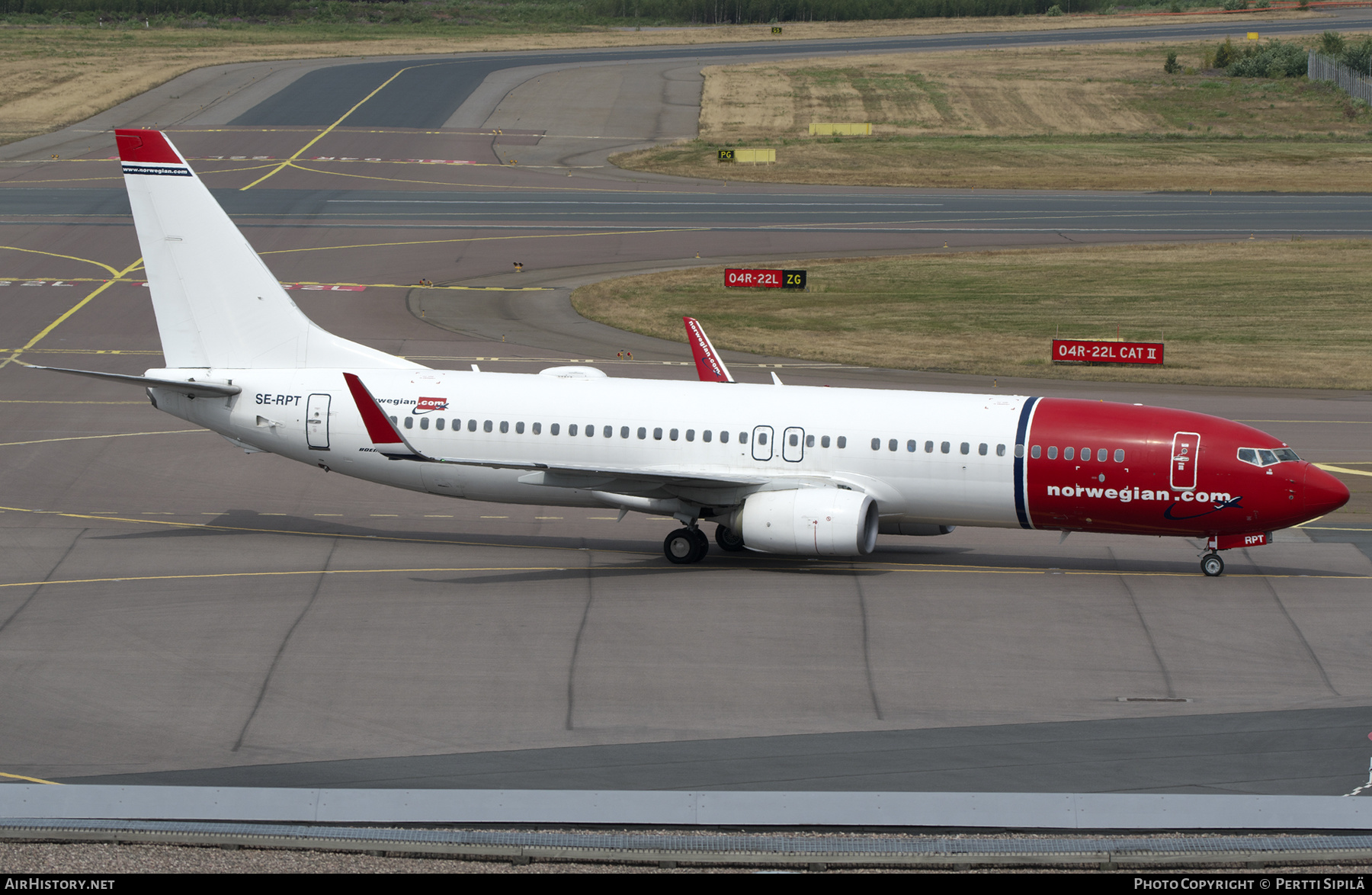 Aircraft Photo of SE-RPT | Boeing 737-8JP | Norwegian | AirHistory.net #374497