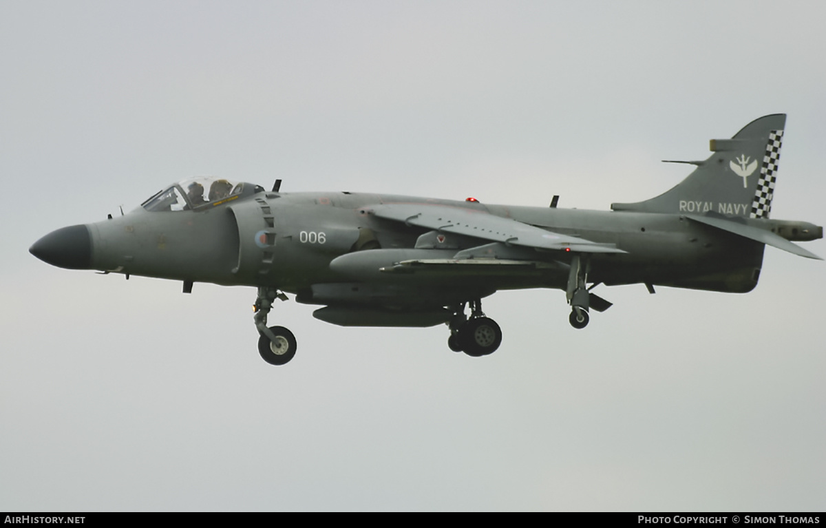 Aircraft Photo of ZE697 | British Aerospace Sea Harrier FA2 | UK - Navy | AirHistory.net #374538