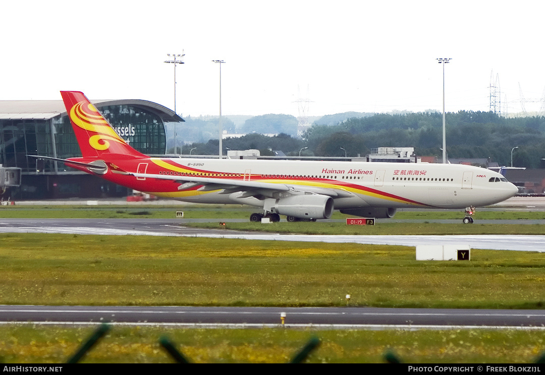 Aircraft Photo of B-5950 | Airbus A330-343E | Hainan Airlines | AirHistory.net #374542