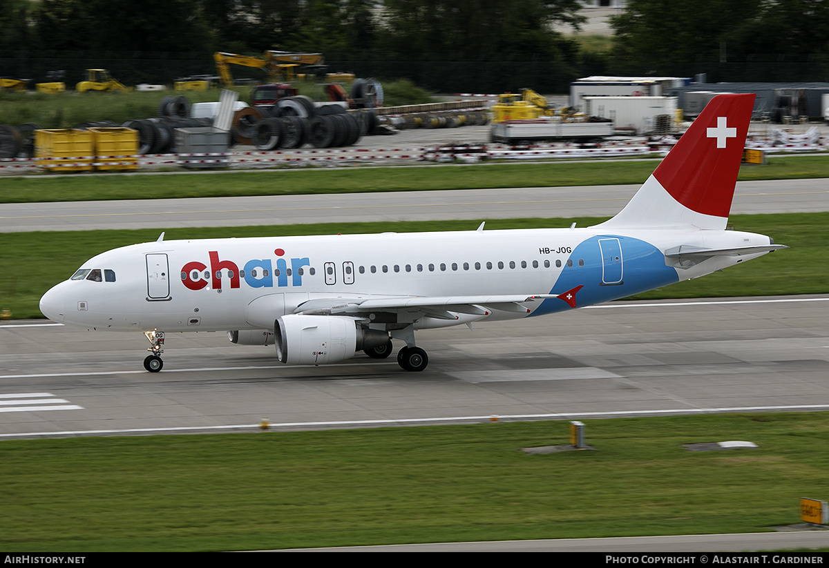 Aircraft Photo of HB-JOG | Airbus A319-112 | Chair Airlines | AirHistory.net #374543