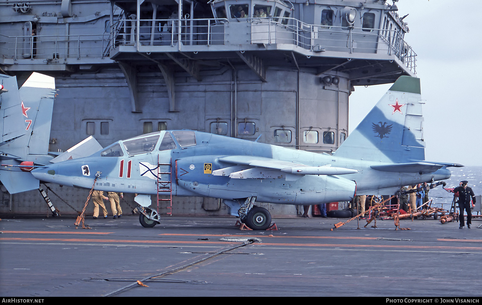 Aircraft Photo of 11 red | Sukhoi Su-25UTG | Russia - Navy | AirHistory.net #374593