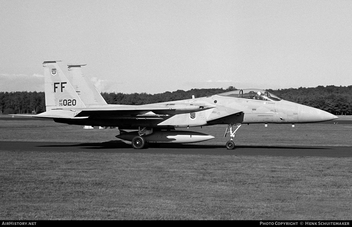 Aircraft Photo of 75-0020 / AF75-020 | McDonnell Douglas F-15A Eagle | USA - Air Force | AirHistory.net #374623