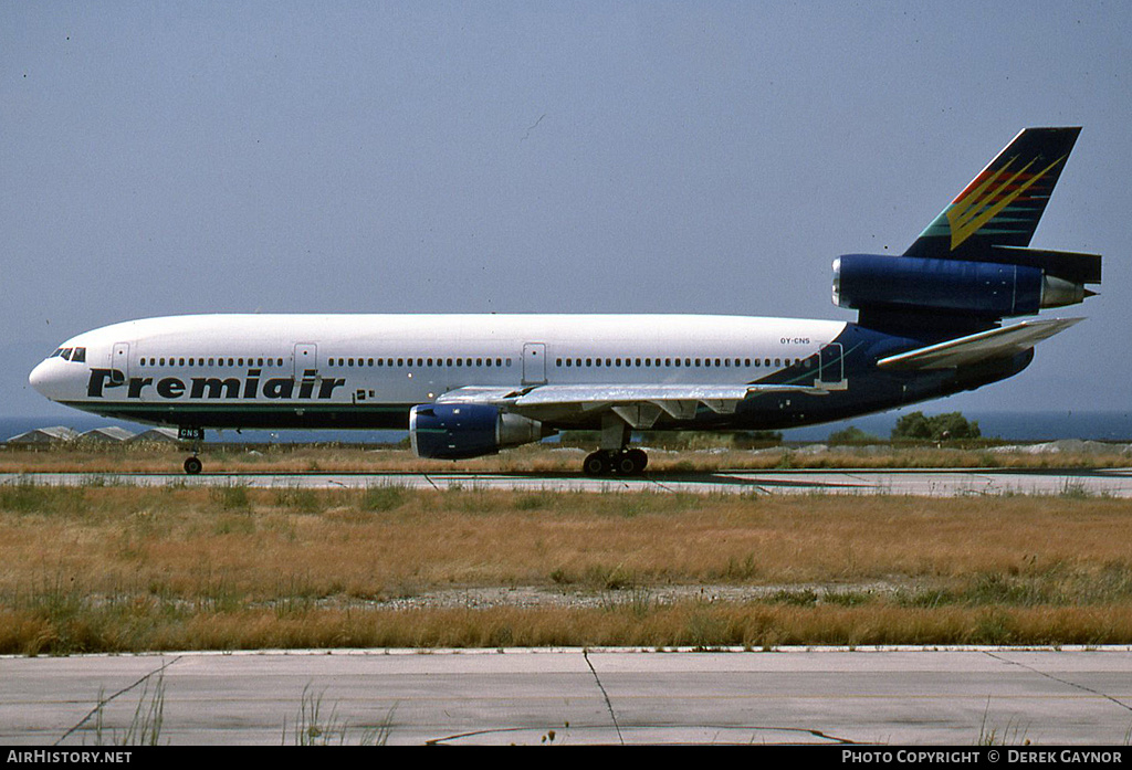 Aircraft Photo of OY-CNS | McDonnell Douglas DC-10-10 | Premiair | AirHistory.net #374632