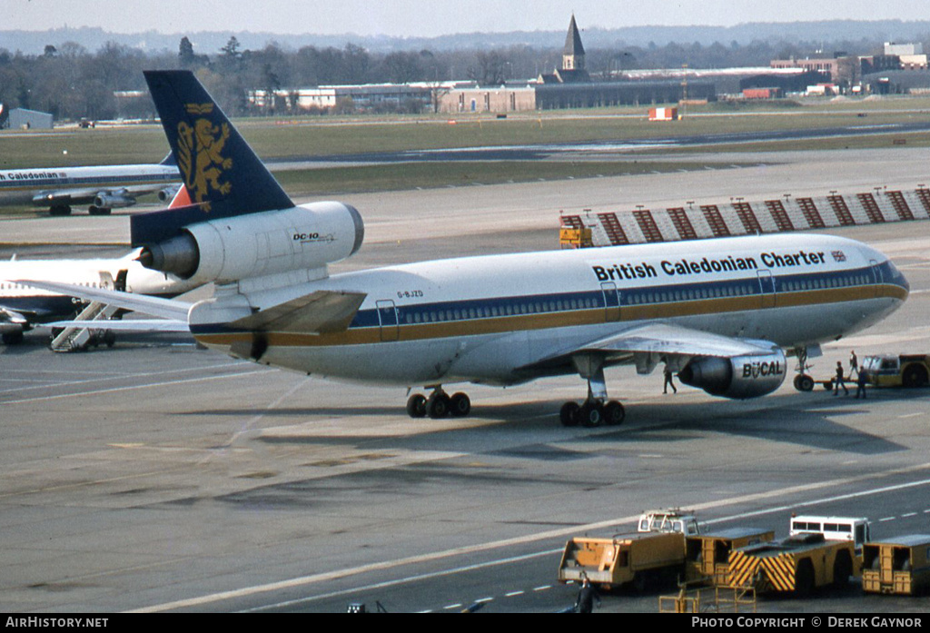 Aircraft Photo of G-BJZD | McDonnell Douglas DC-10-10 | British Caledonian Airways Charter | AirHistory.net #374633