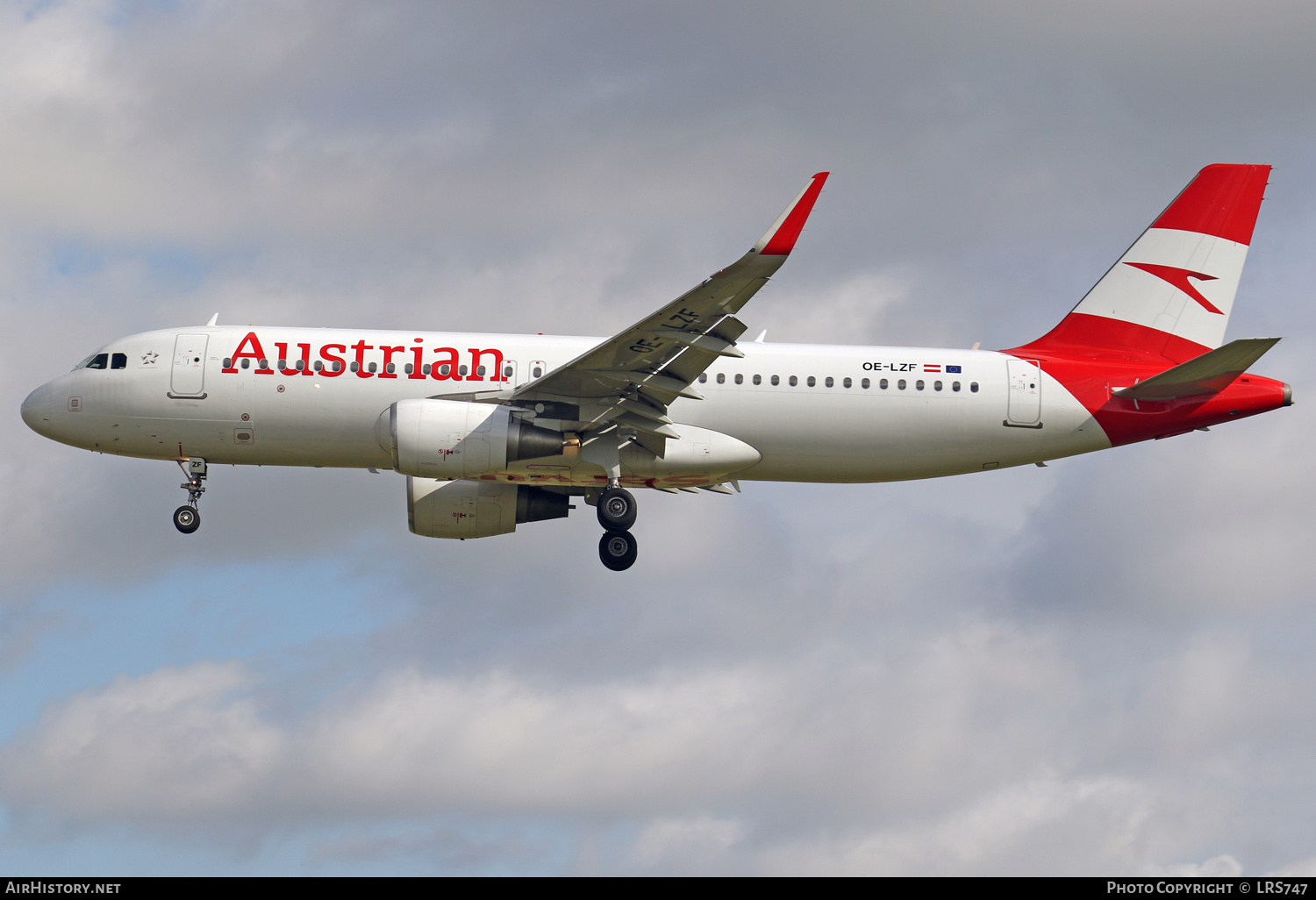Aircraft Photo of OE-LZF | Airbus A320-214 | Austrian Airlines | AirHistory.net #374659