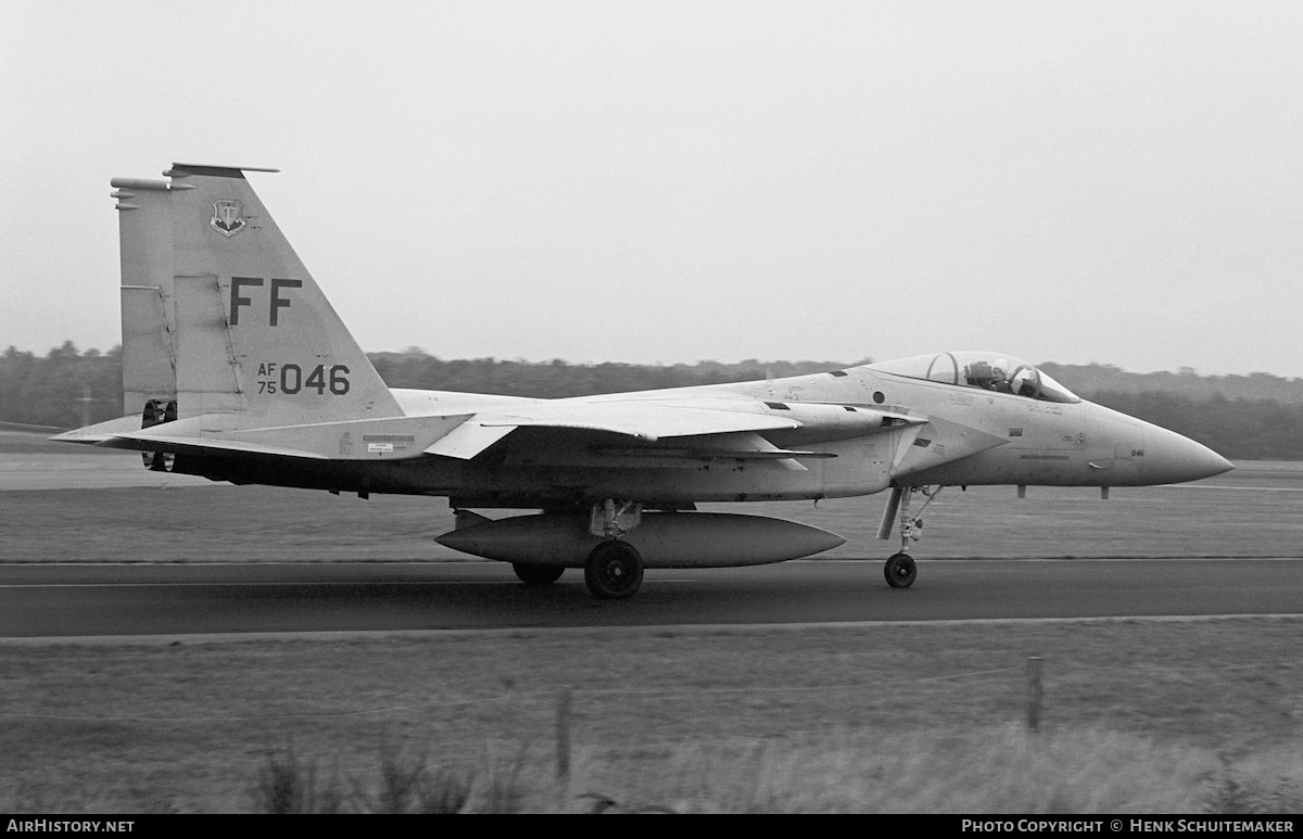 Aircraft Photo of 75-0046 / AF75-046 | McDonnell Douglas F-15A Eagle | USA - Air Force | AirHistory.net #374663