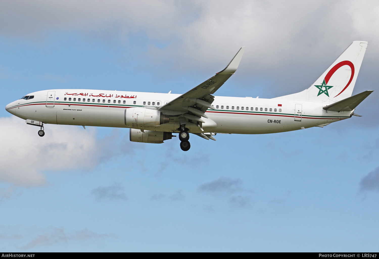 Aircraft Photo of CN-ROE | Boeing 737-8B6 | Royal Air Maroc - RAM | AirHistory.net #374683