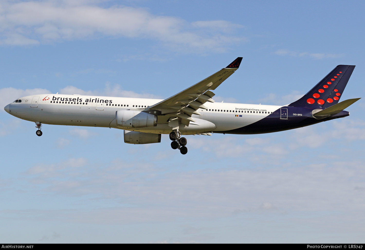 Aircraft Photo Of Oo Sfd Airbus A330 342 Brussels Airlines