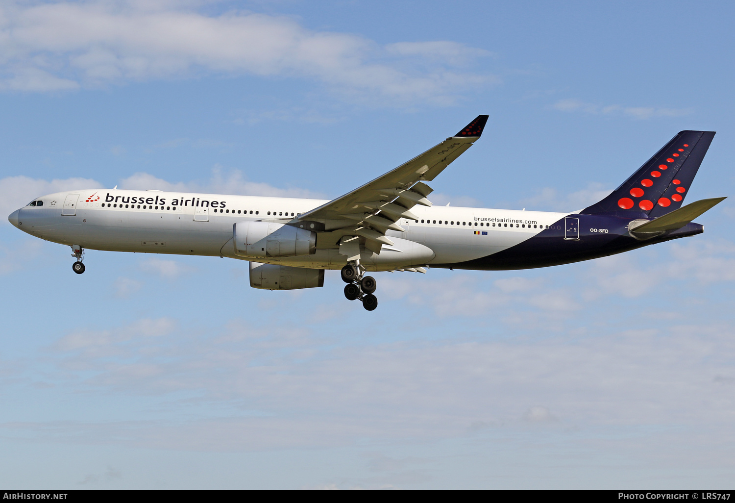 Aircraft Photo of OO-SFD | Airbus A330-342 | Brussels Airlines | AirHistory.net #374692