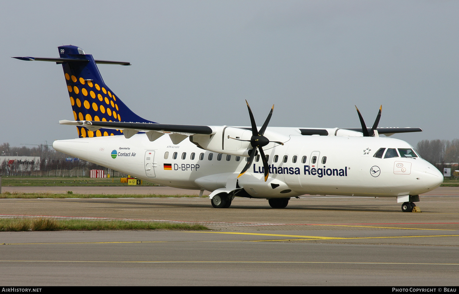 Aircraft Photo of D-BPPP | ATR ATR-42-500 | Lufthansa Regional | AirHistory.net #374697