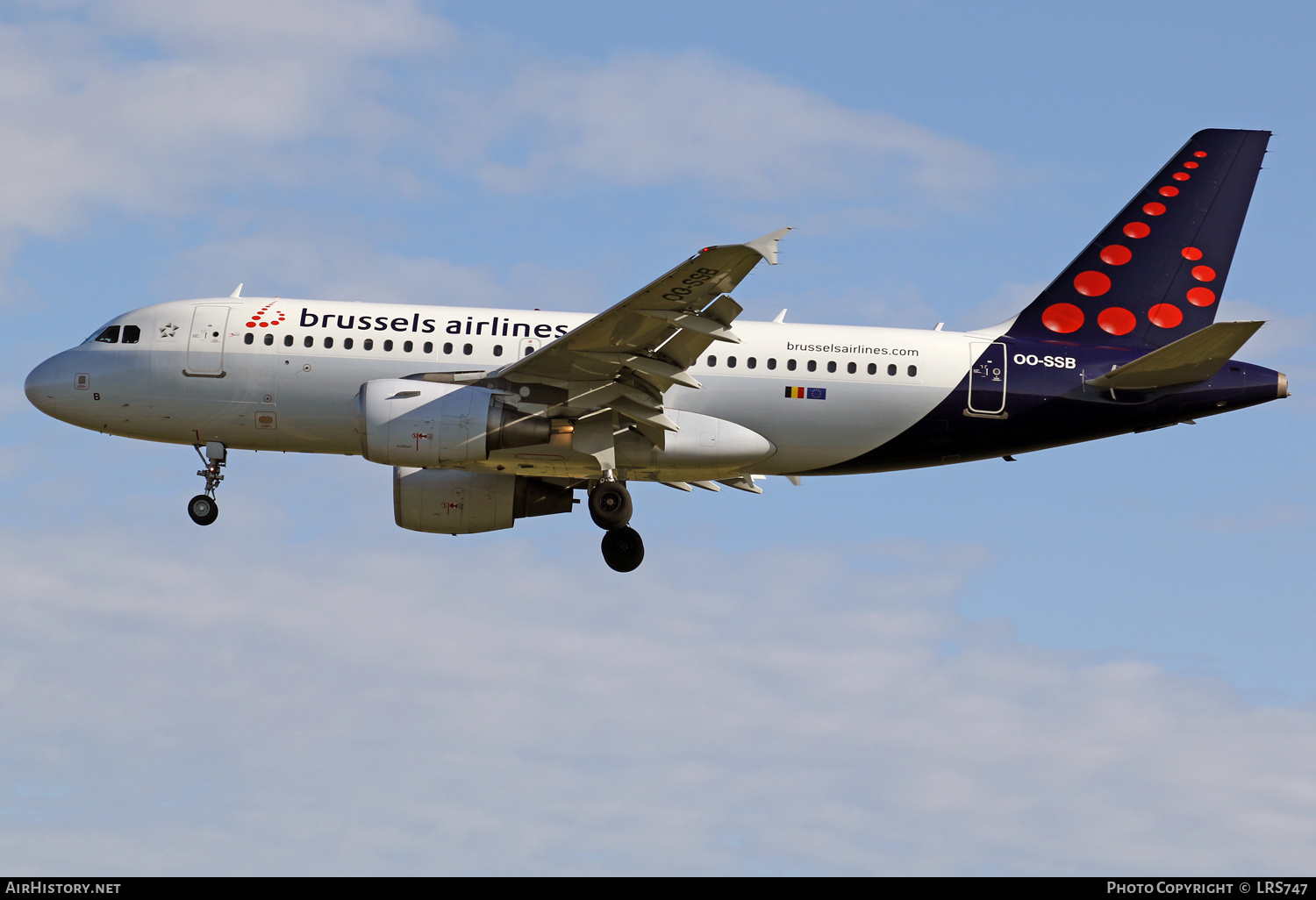 Aircraft Photo of OO-SSB | Airbus A319-111 | Brussels Airlines | AirHistory.net #374729