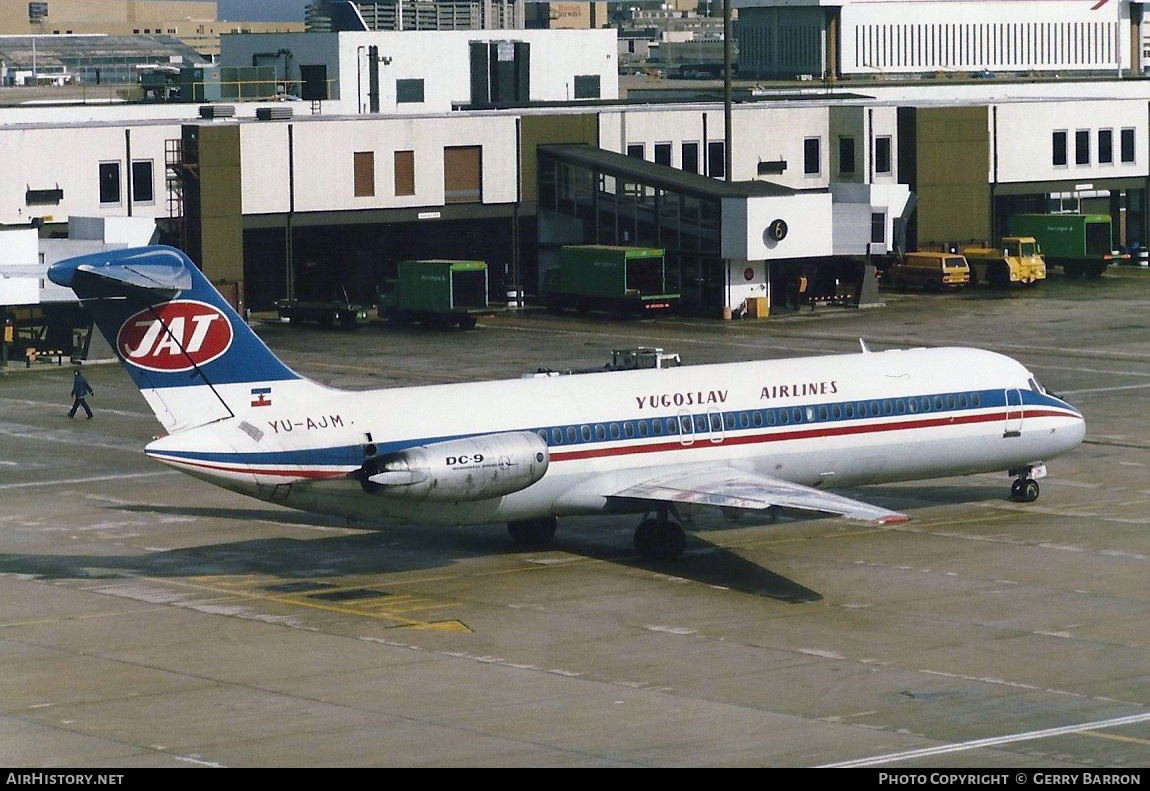 Aircraft Photo of YU-AJM | McDonnell Douglas DC-9-32 | JAT Yugoslav Airlines - Jugoslovenski Aerotransport | AirHistory.net #374734