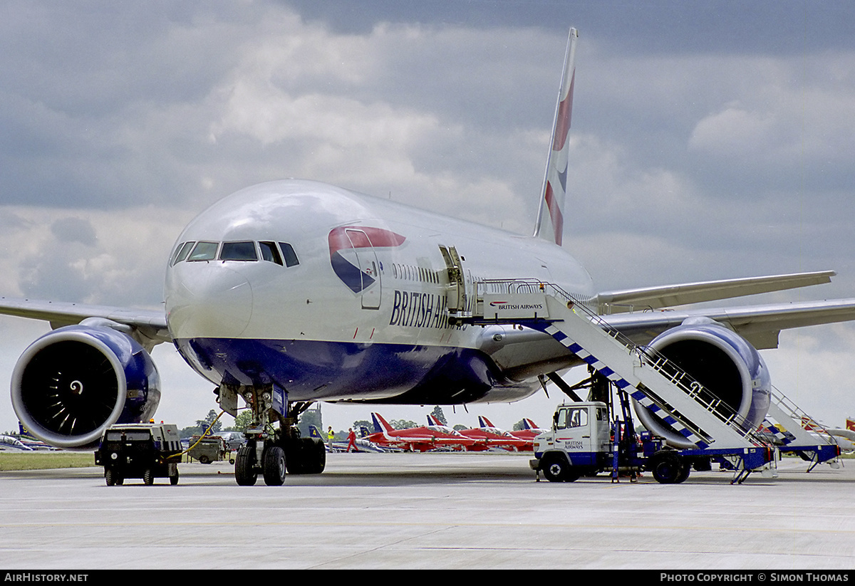 Aircraft Photo of G-ZZZB | Boeing 777-236 | British Airways | AirHistory.net #374741