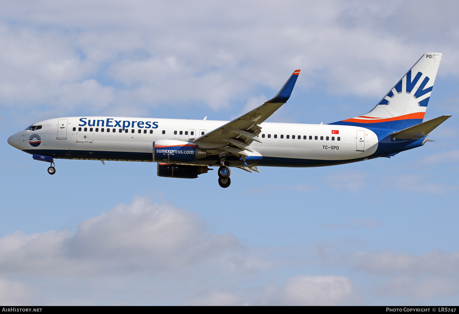 Aircraft Photo of TC-SPD | Boeing 737-8AS | SunExpress | AirHistory.net #374745