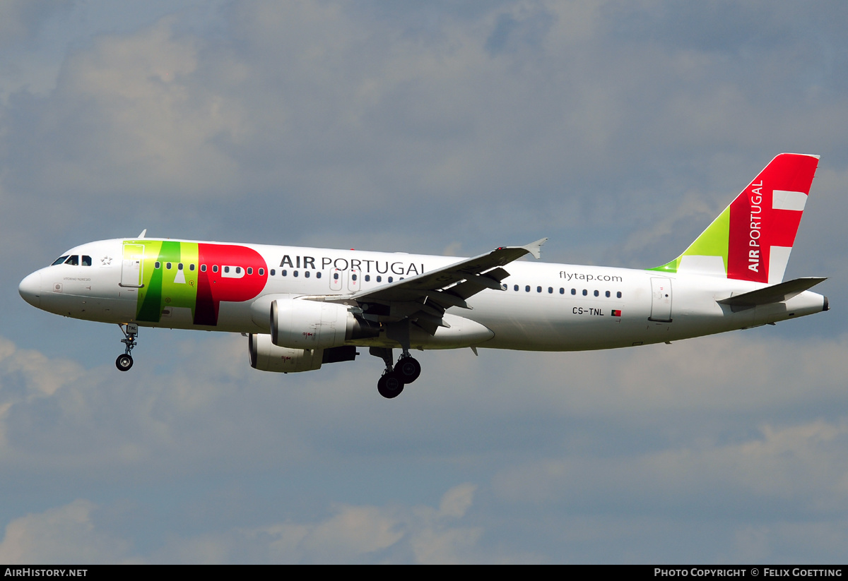 Aircraft Photo of CS-TNL | Airbus A320-214 | TAP Air Portugal | AirHistory.net #374860