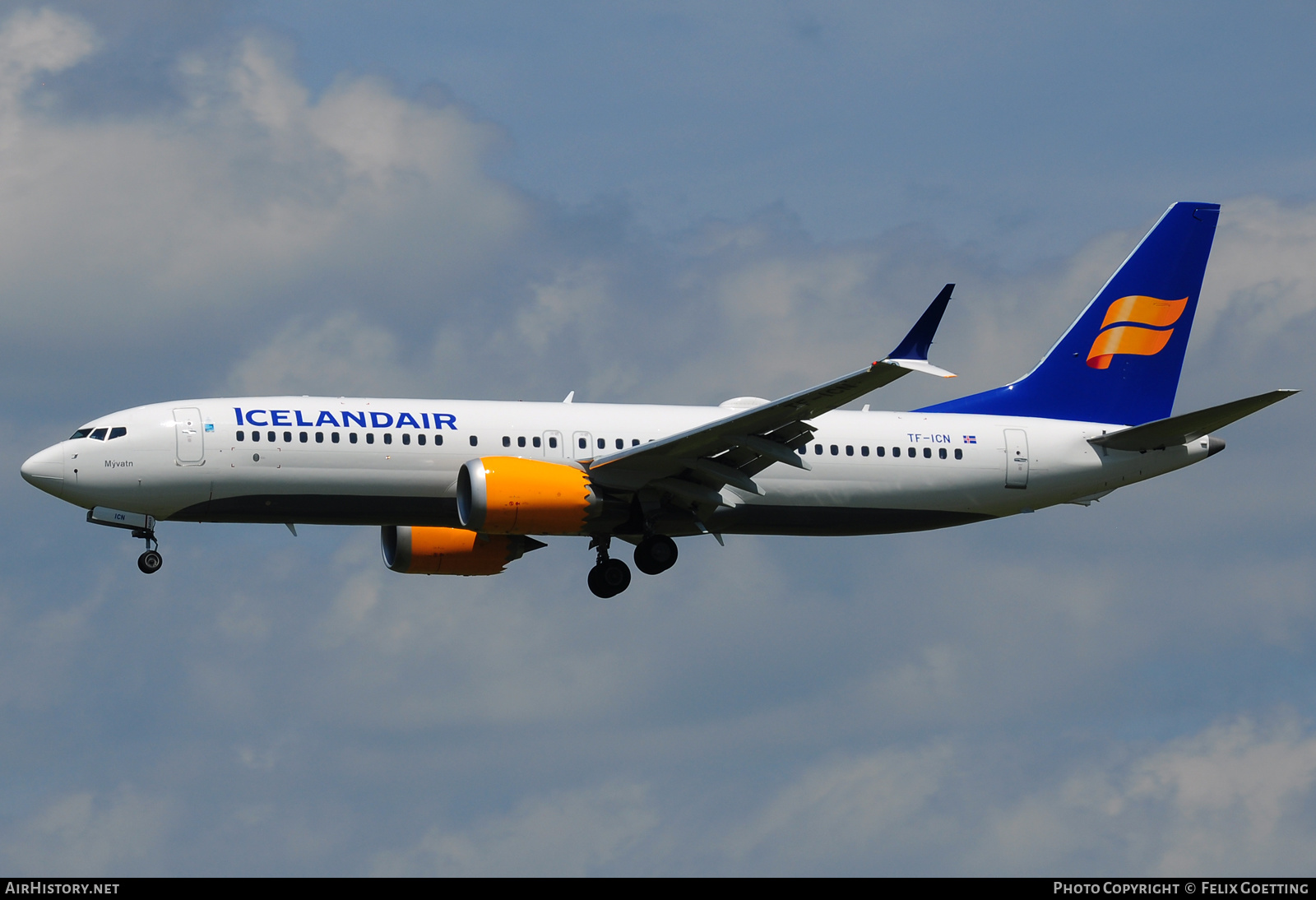 Aircraft Photo of TF-ICN | Boeing 737-8 Max 8 | Icelandair | AirHistory.net #374861