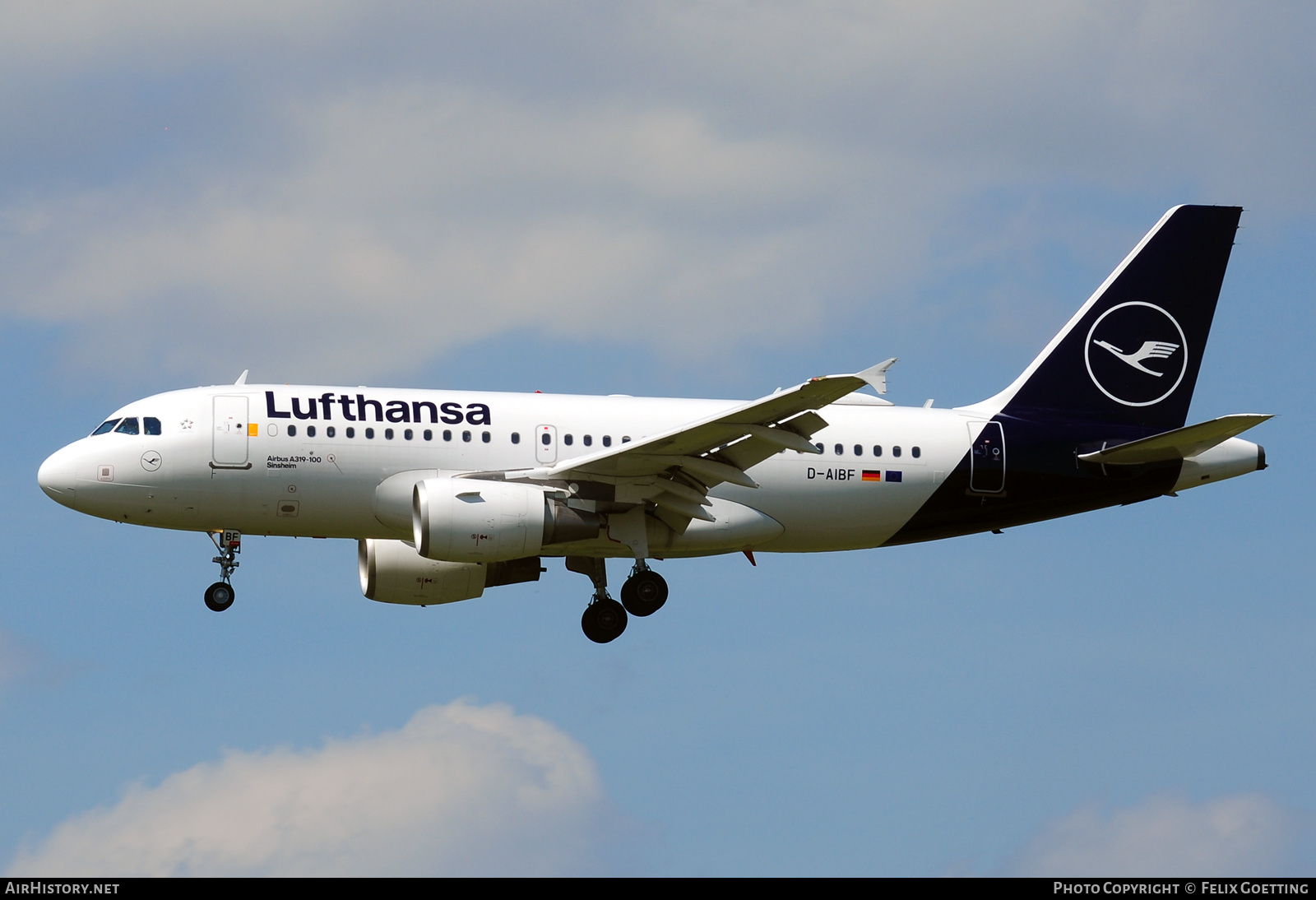 Aircraft Photo of D-AIBF | Airbus A319-112 | Lufthansa | AirHistory.net #374875