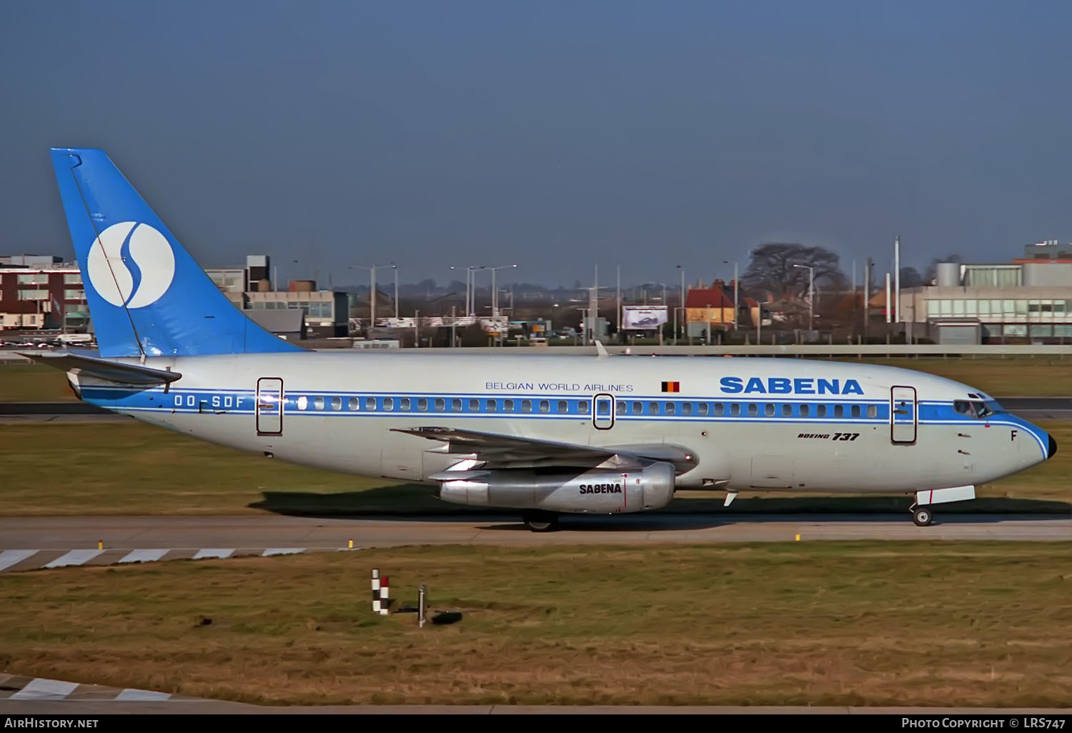 Aircraft Photo of OO-SDF | Boeing 737-229/Adv | Sabena | AirHistory.net #374888