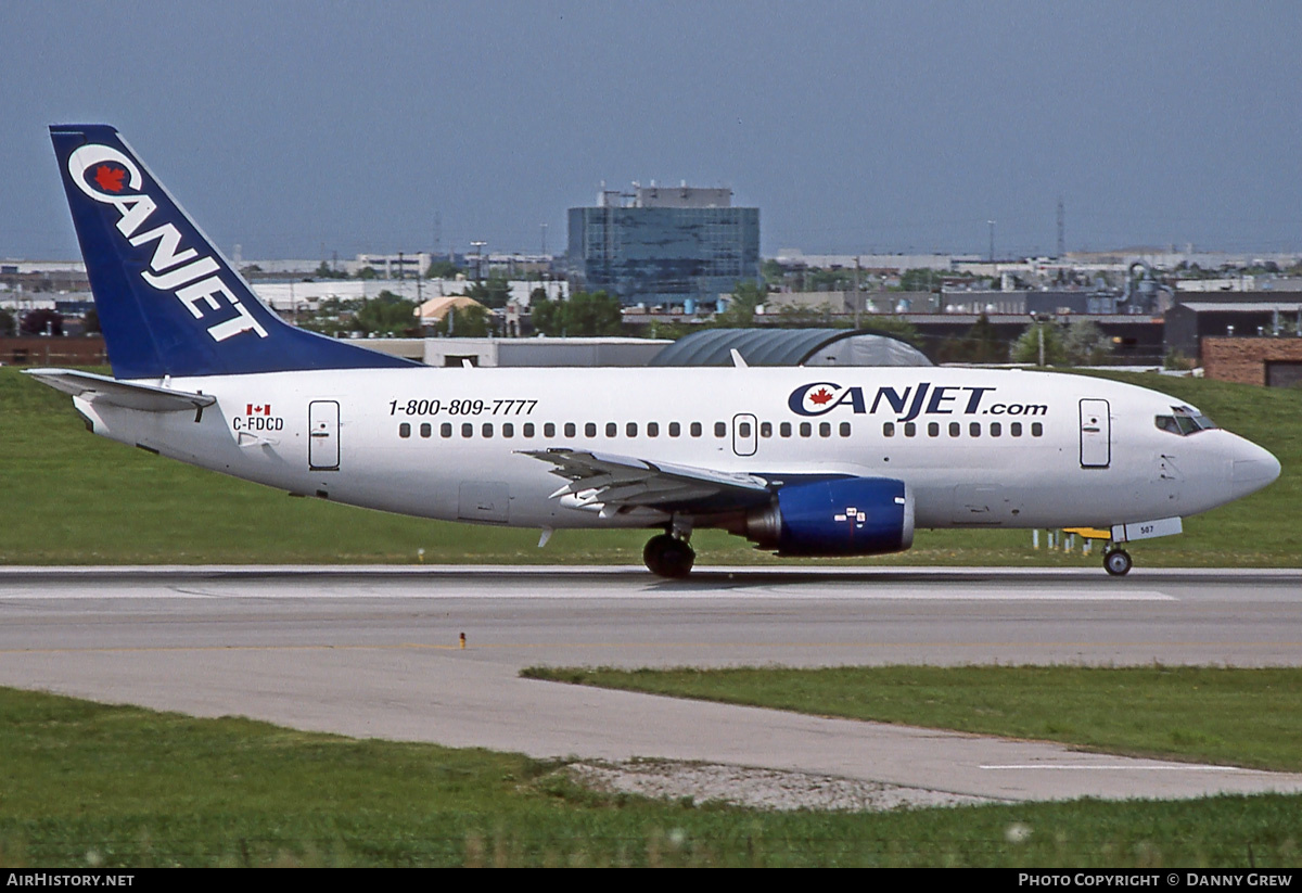 Aircraft Photo of C-FDCD | Boeing 737-522 | CanJet Airlines | AirHistory.net #374922