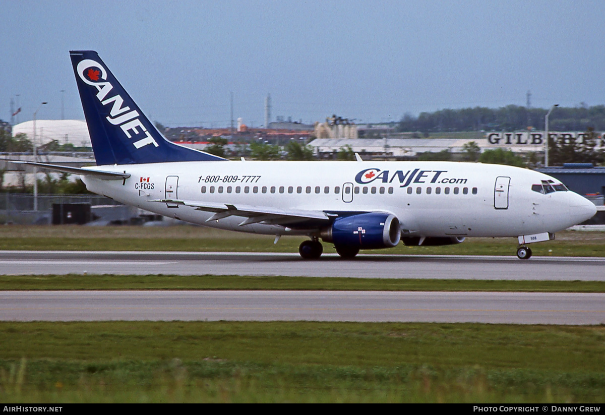 Aircraft Photo of C-FCGS | Boeing 737-522 | CanJet Airlines | AirHistory.net #374924