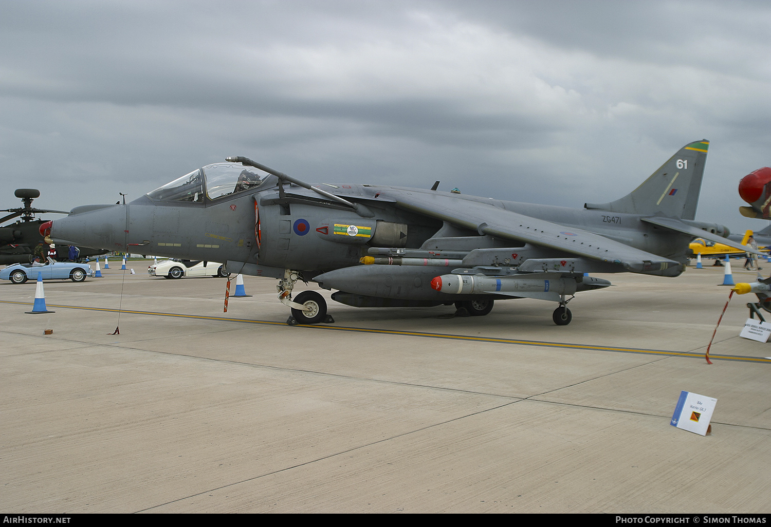 Aircraft Photo of ZG471 | British Aerospace Harrier GR7 | UK - Air Force | AirHistory.net #374930
