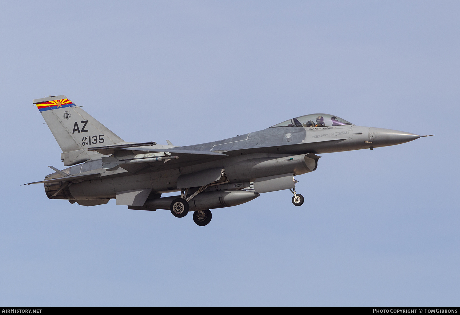 Aircraft Photo of 89-2135 / AF89-135 | General Dynamics F-16CM Fighting Falcon | USA - Air Force | AirHistory.net #374940