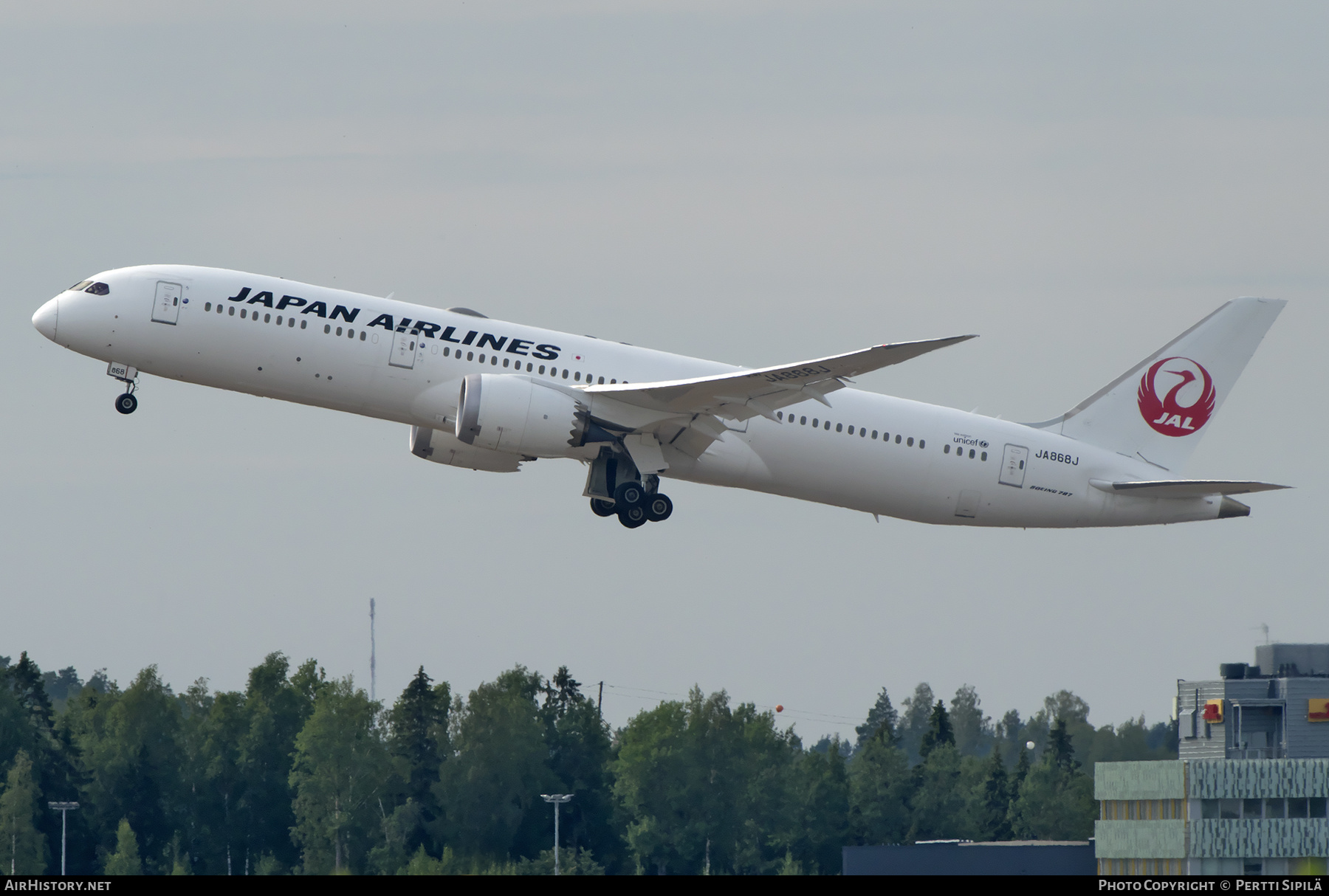 Aircraft Photo of JA868J | Boeing 787-9 Dreamliner | Japan Airlines - JAL | AirHistory.net #374941