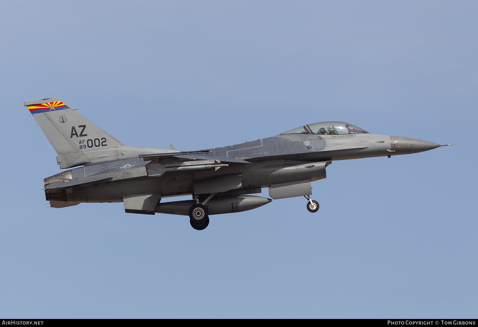 Aircraft Photo of 89-2002 / AF89-002 | General Dynamics F-16CM Fighting Falcon | USA - Air Force | AirHistory.net #374942