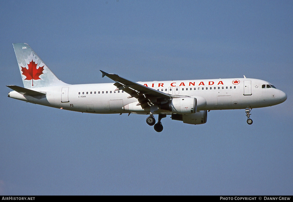Aircraft Photo of C-FDRK | Airbus A320-211 | Air Canada | AirHistory.net #374943