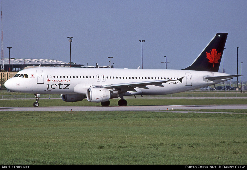 Aircraft Photo of C-FDCA | Airbus A320-211 | Air Canada Jetz | AirHistory.net #374958