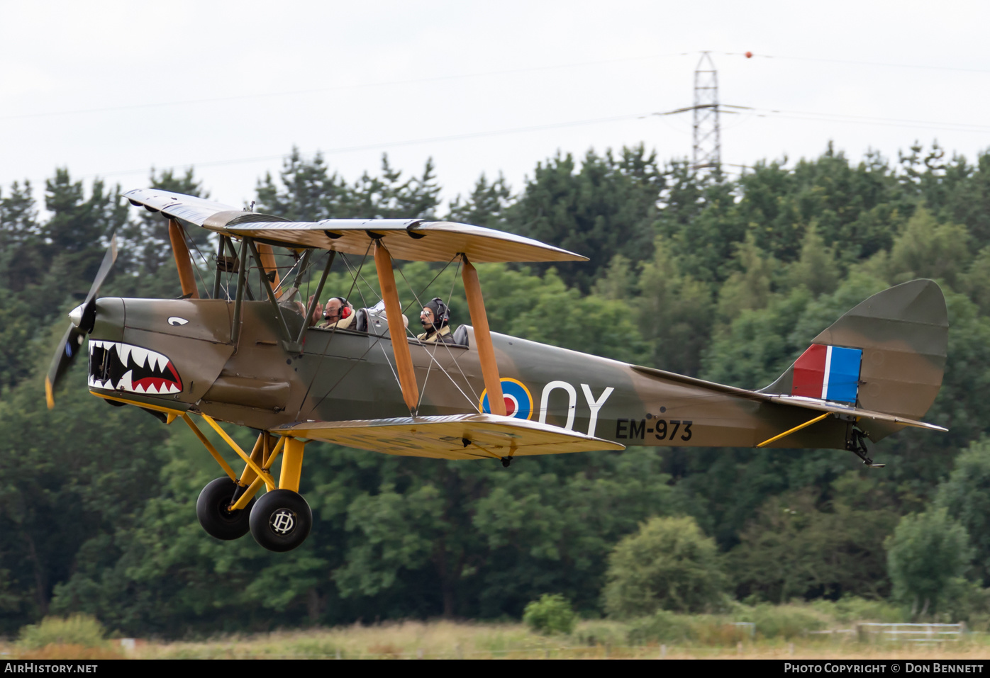 Aircraft Photo of G-ALNA / EM973 | De Havilland D.H. 82A Tiger Moth II | UK - Air Force | AirHistory.net #374973