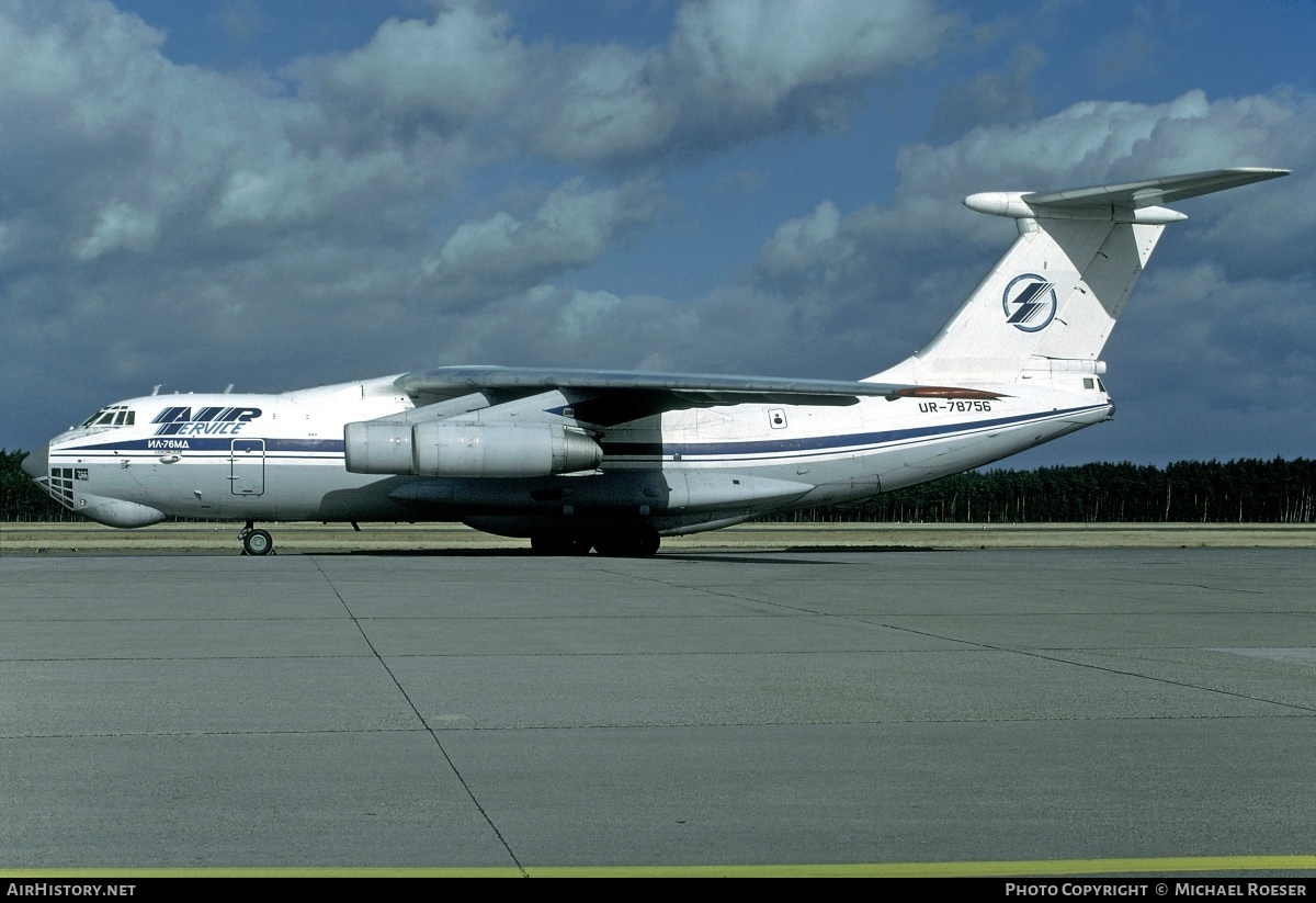 Aircraft Photo of UR-78756 | Ilyushin Il-76MD | Air Service Ukraine | AirHistory.net #374982