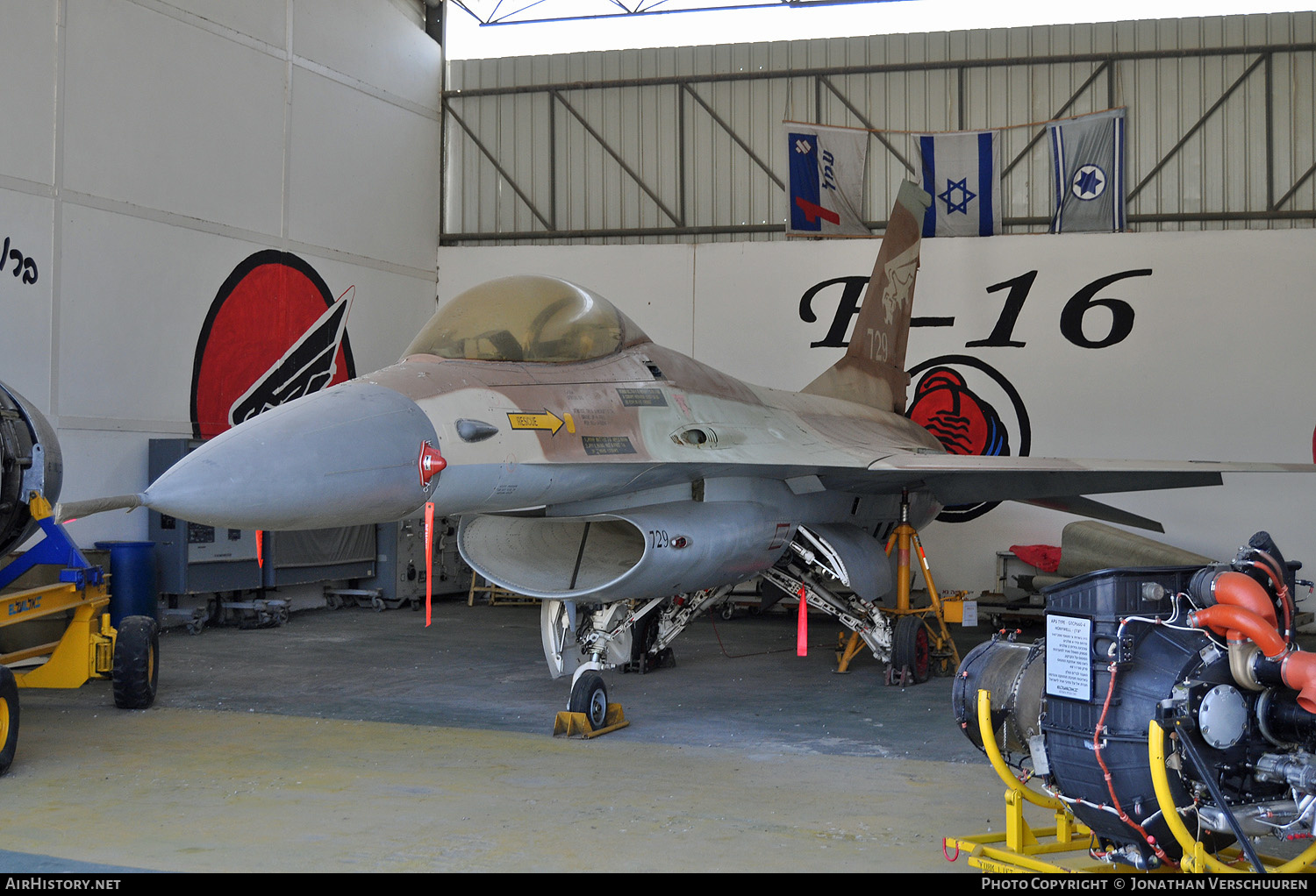 Aircraft Photo of 729 | General Dynamics F-16A Netz | Israel - Air Force | AirHistory.net #374990