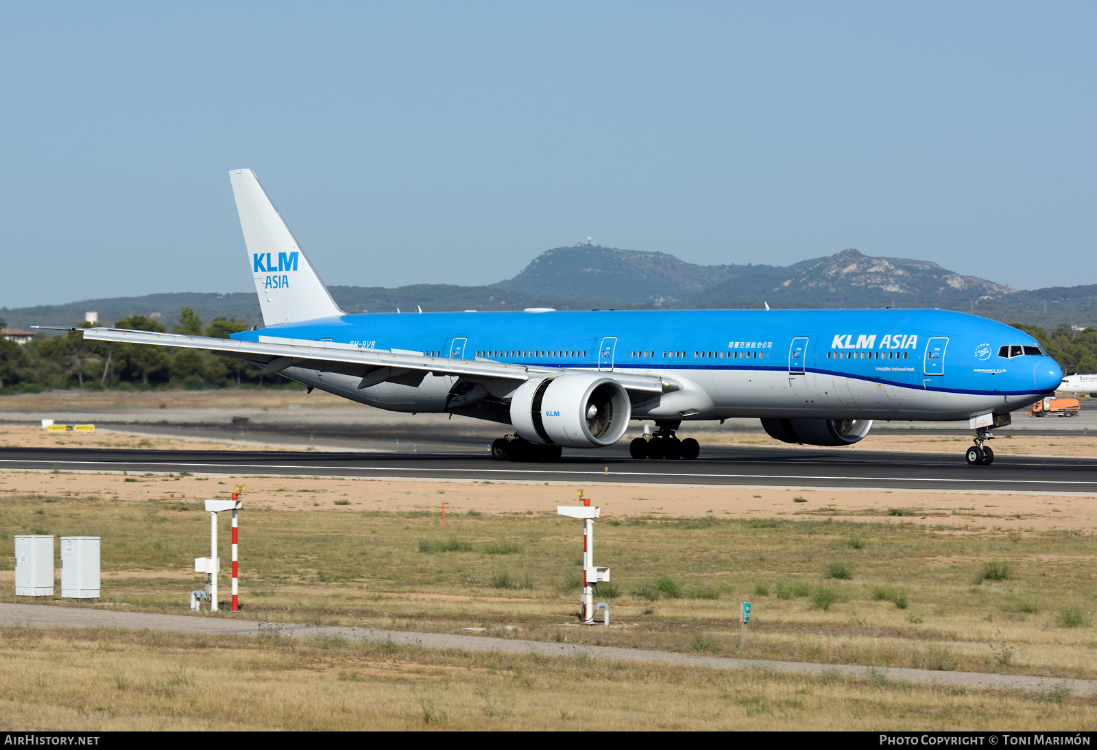 Aircraft Photo of PH-BVB | Boeing 777-306/ER | KLM Asia | AirHistory.net #374994